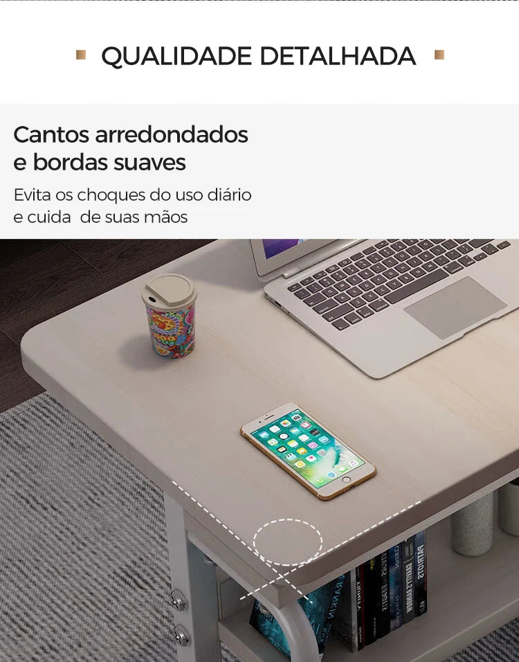 Mesa Dobrável Ajustável: Uma Solução Multifuncional para Cabeceira e Notebook com Ajuste de Altura