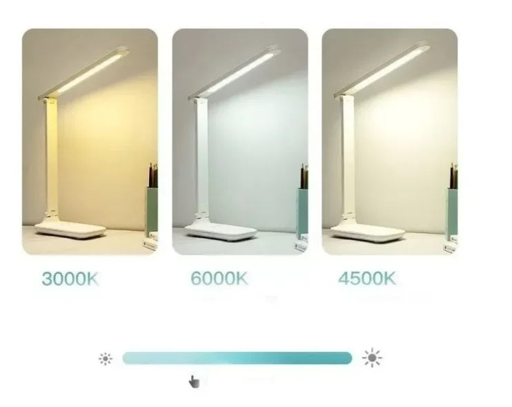 Lâmpada de Leitura Ajustável de 16 LED com 3 Modos para Cama Lateral/Mesa/Estudo