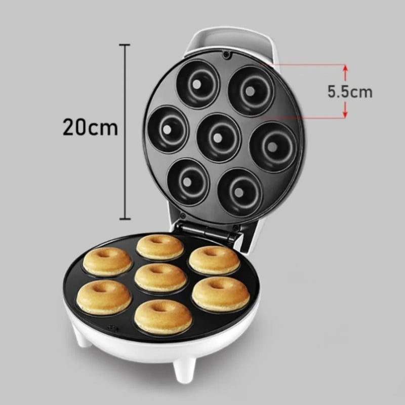 Mini Máquina de Donuts Portátil 110V: Praticidade e Diversão para Café da Manhã e Sobremesas