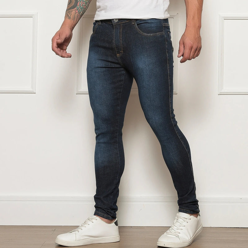 Kit com 3 Calças Jeans Skinny Masculina