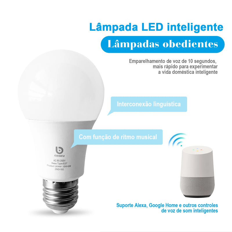 Alexia Alexa LEDs: A Lâmpada Inteligente de 15W que Revoluciona a Iluminação Residencial