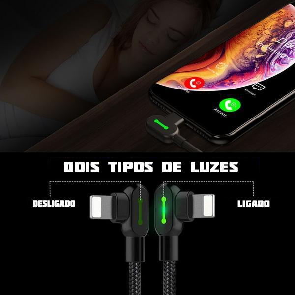 Carregador para iPhone - USB C - Micro-USB | Cabo Titã™ - LPresentes