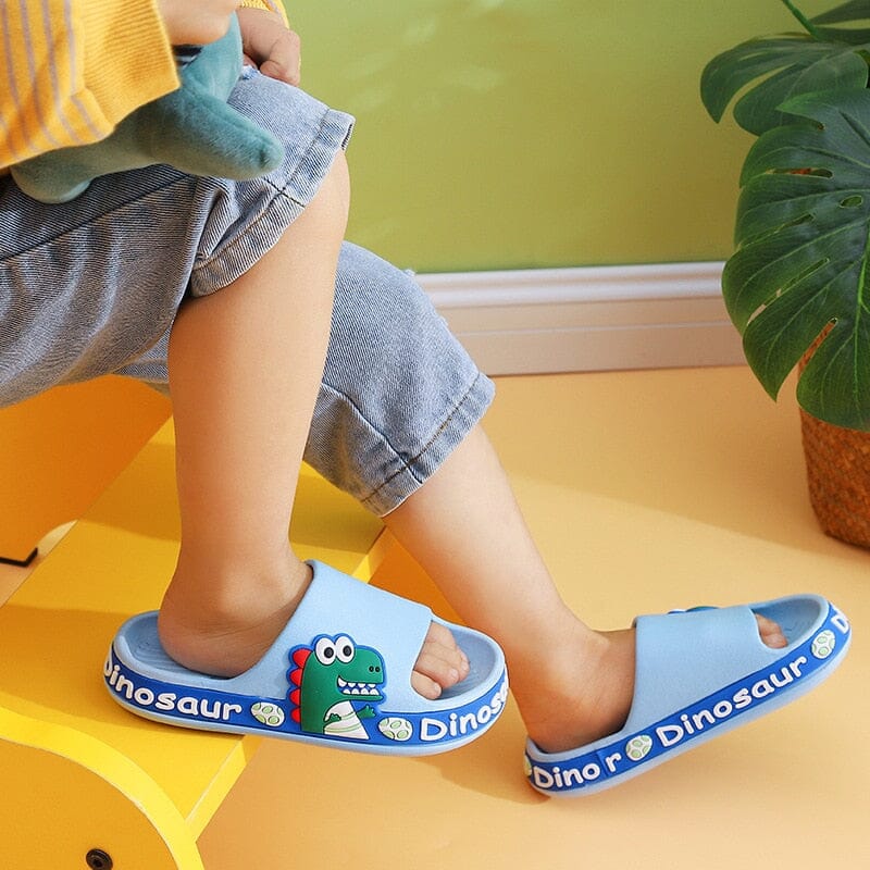 Chinelo Infantil Anti-Derrapante Dino Crocks - LPresentes