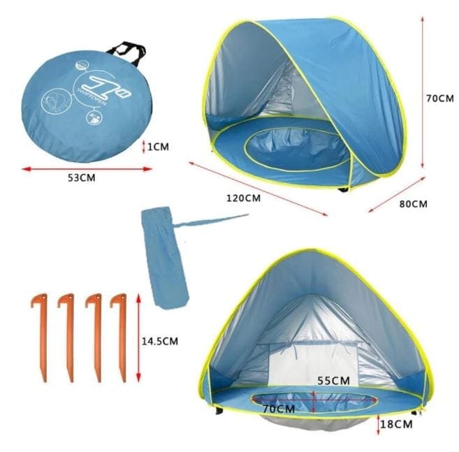 Barraca Bebê com Proteção UV - Tenda Kids - LPresentes